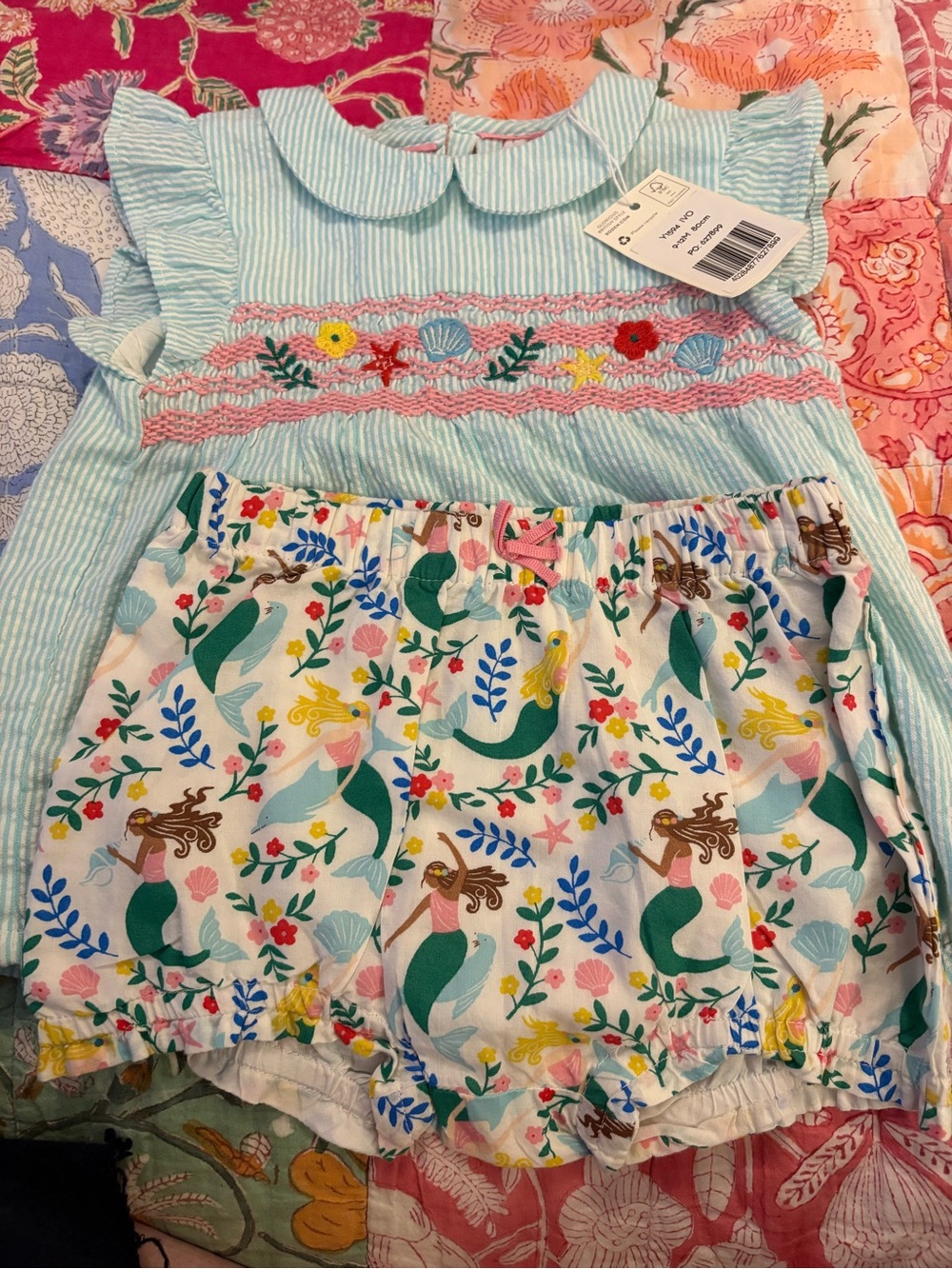 Baby Boden Matching Mermaid Set